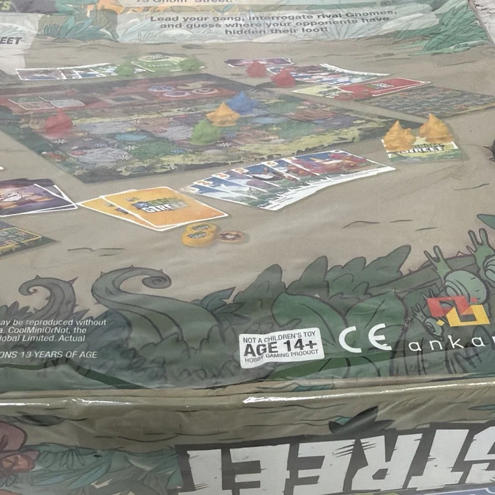 75 Gnom Street Board Game CMON Ankama Garden Gnome Strategy Battle Game Sealed